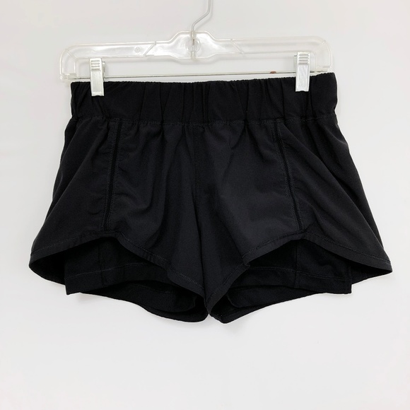lululemon athletica Pants - Lululemon In A Flash Black Shorts with Liner 6